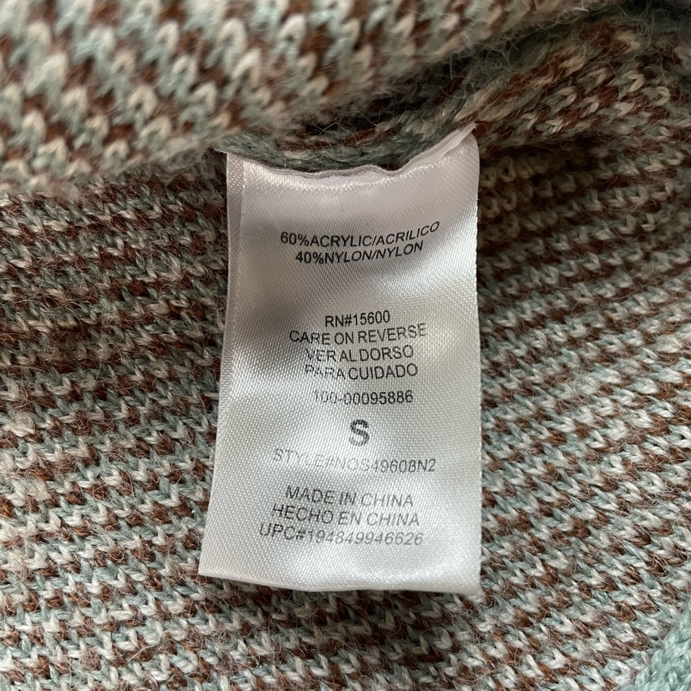 Rewind Argyle V-Neck Sweater Vest - Blue and Brown - Picture 3 of 8